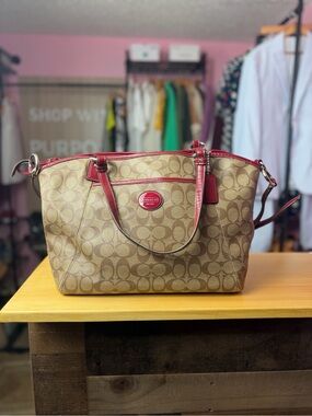 Coach Peyton Signature Crossbody Bag